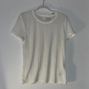 J. Crew Stretch Linen Tee